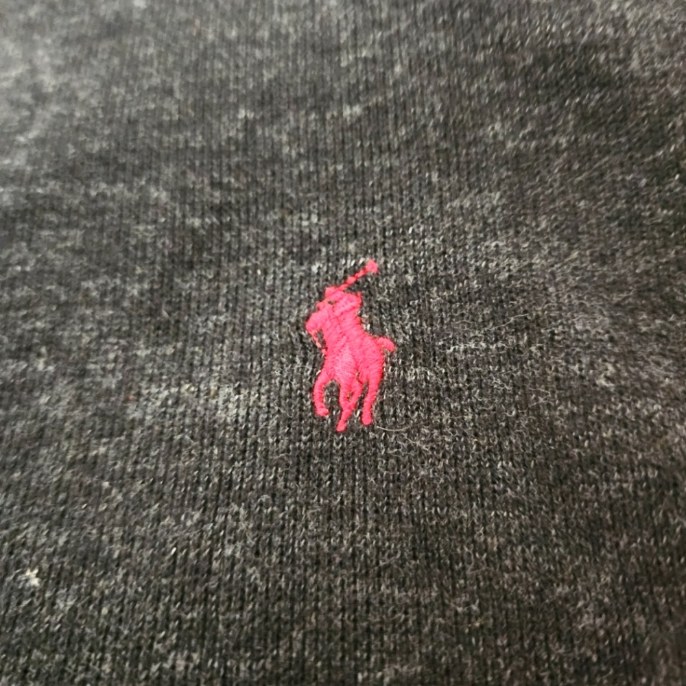 Polo Ralph Lauren Quarter Zip Sweater Long Sleeve Pullover Nwot‎ Large Grey H163